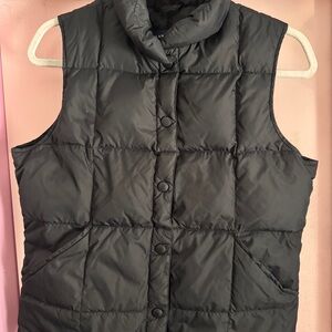 Lands' End Women's Dark Puffer Vest